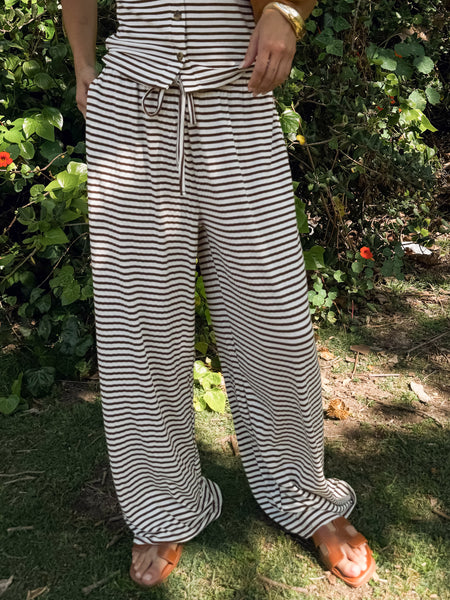 Sonoma Stripe Wide Leg Pants - Final Sale – Stitch And Feather