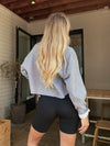 Hamptons Cropped Sweatshirt - Final Sale - Stitch And Feather