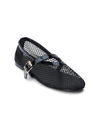 Nolita Ballet Flats in Black - Stitch And Feather