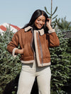 Aster Faux Shearling Jacket - Final Sale - Stitch And Feather