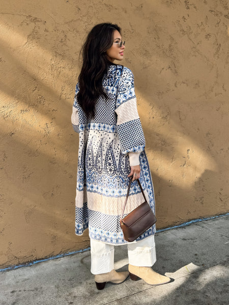 Alpine Paisley Cardigan – Stitch And Feather