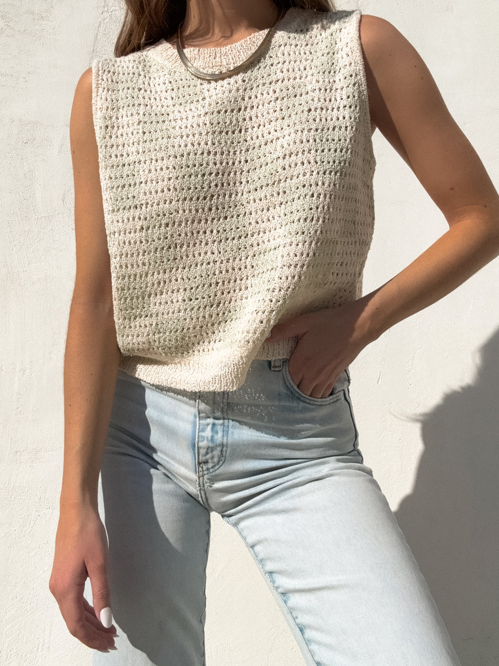 Checkmate Knit Top - Stitch And Feather