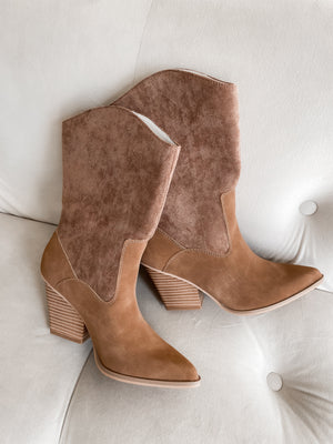 Marseille Western Boot in Camel - Stitch And Feather