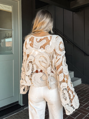 Delicate Dreams Crochet Top - Stitch And Feather