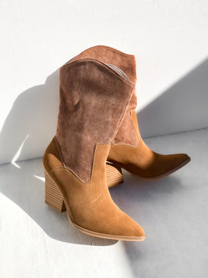 Marseille Western Boot in Camel - Stitch And Feather