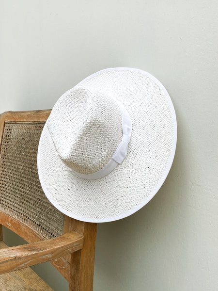 Emma Straw Rancher in White – Stitch And Feather