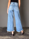 City Limits Crop Wide Leg Jeans - Stitch And Feather