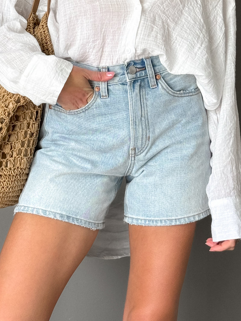 Miley Denim Shorts - Stitch And Feather
