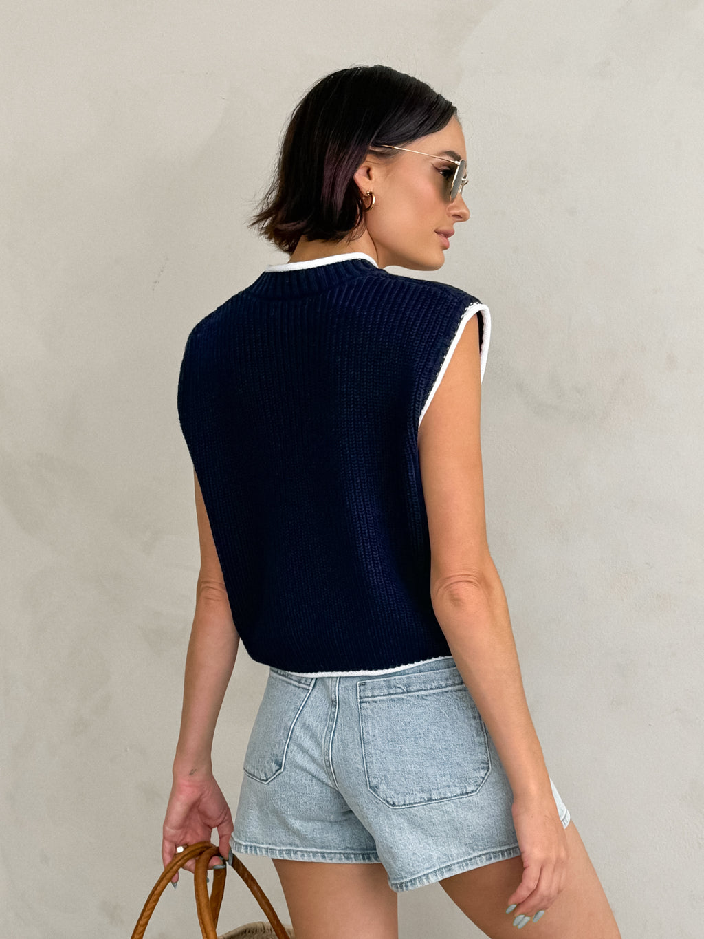 On The Edge Knit Top - Stitch And Feather