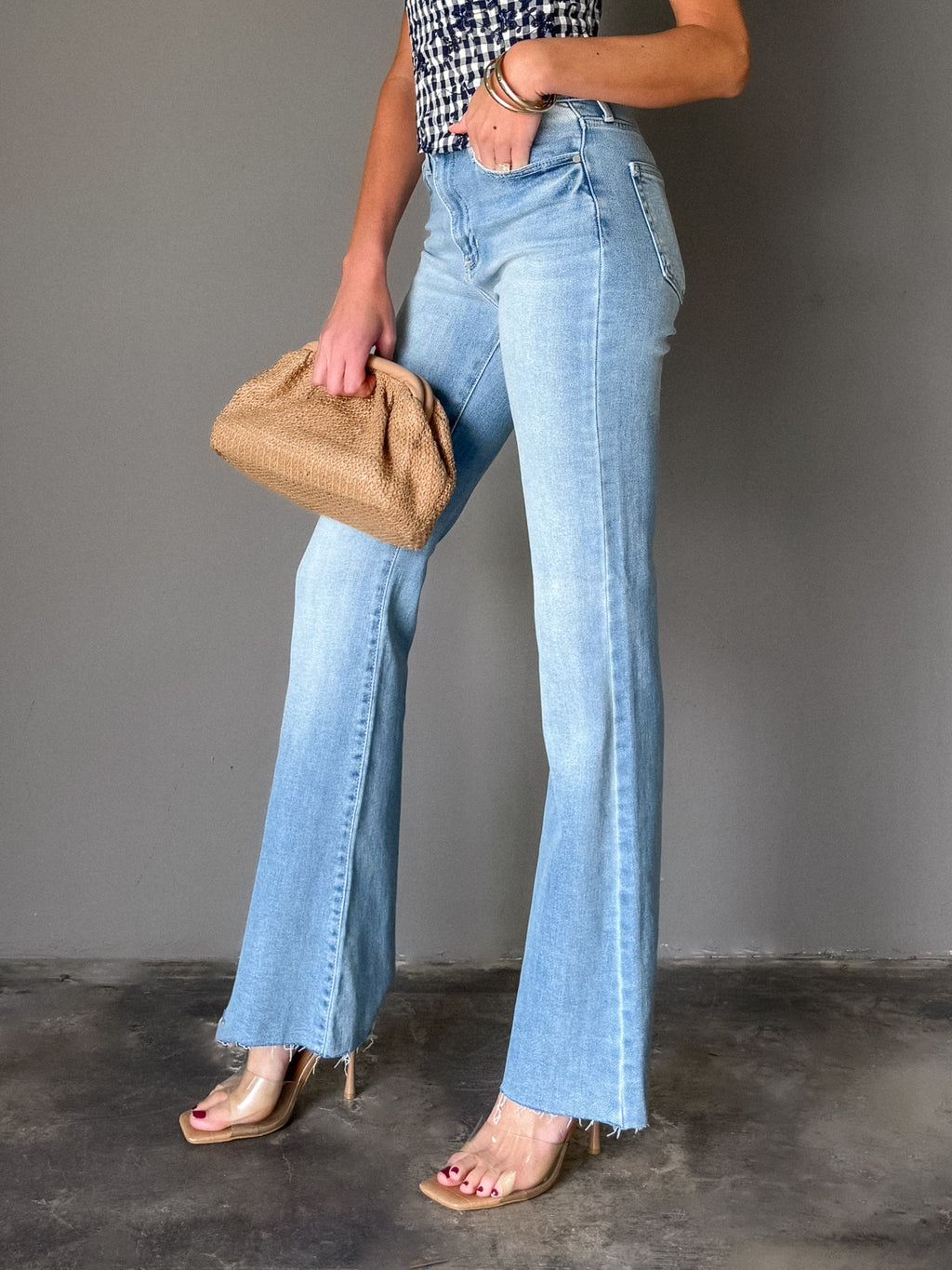 Tatianna Straight Bootcut Jeans - Stitch And Feather