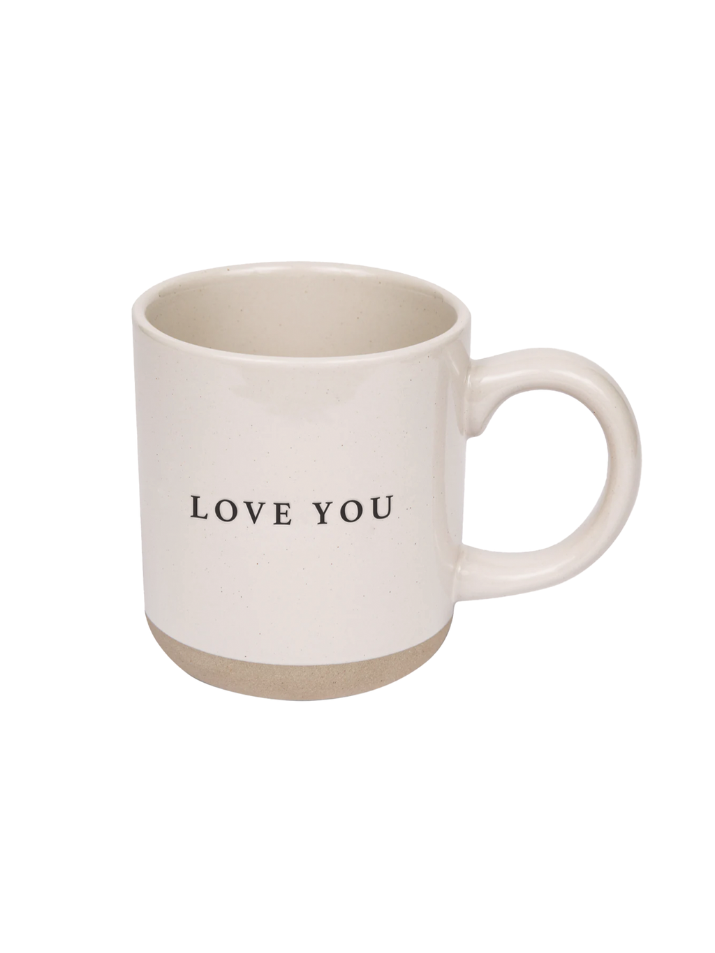Love You Stoneware Mug - Stitch And Feather