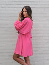 Marlowe Mini Dress in Pink - Final Sale - Stitch And Feather