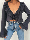Eyes on You Ruffle Blouse - Stitch And Feather