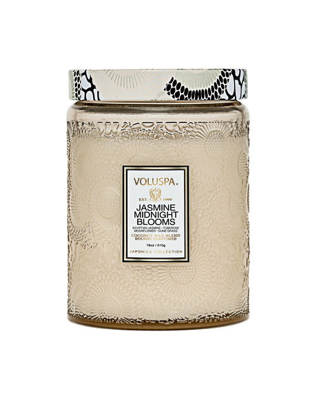 Jasmine Midnight Blooms Candle – Stitch And Feather