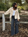 Tatum Asymmetrical Button Jacket