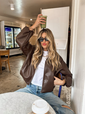 Lennon Vegan Leather Jacket