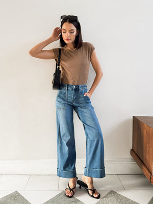 Supernova Baggy Wide Leg Jeans - Stitch And Feather