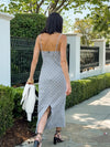 Off Duty Plaid Midi Dress - Stitch And Feather