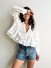 Calypso Ruffle Tiered Top - Stitch And Feather