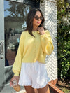 Anora Button Down Sweater - Stitch And Feather