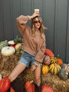 Caramel Crumble Knit Sweater - Stitch And Feather