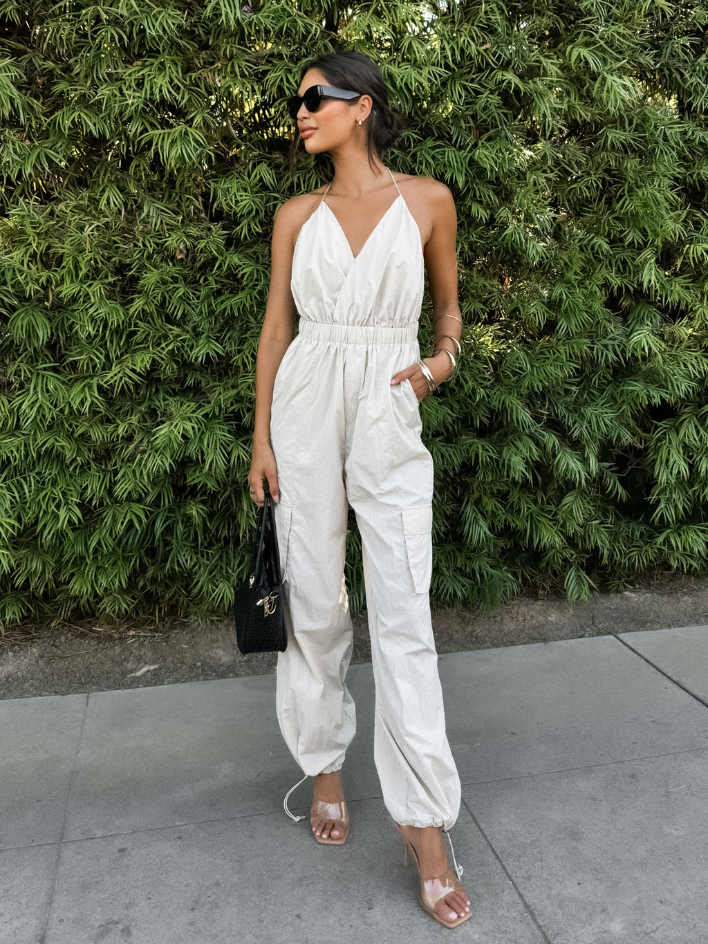 All About Confidence Cargo Jumpsuit - Final Sale - Stitch And Feather