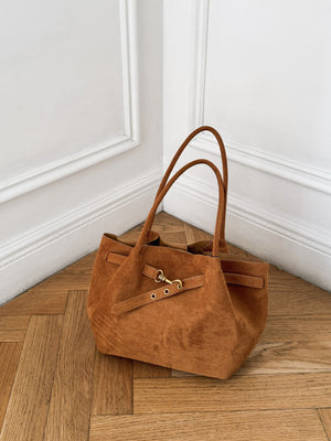 Alora Vegan Suede Shoulder Bag