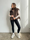 Whistler Sherpa Vest in Brown