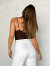 Sienna Seamless Cami Top in Brown - Stitch And Feather