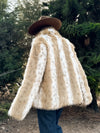 Aslan Faux Fur Coat - Stitch And Feather