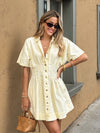 Sunny Pleated Mini Dress - Stitch And Feather