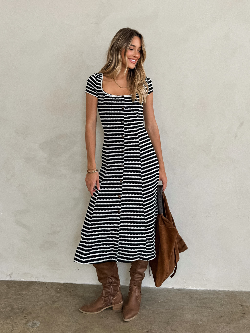 Bailey Stripe Midi Dress
