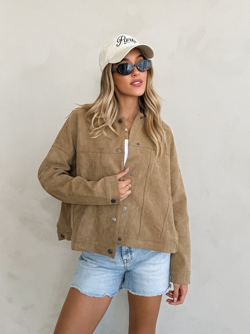 Waylon Oversized Suede Jacket