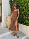 Wild Side Leopard Midi Dress - Stitch And Feather