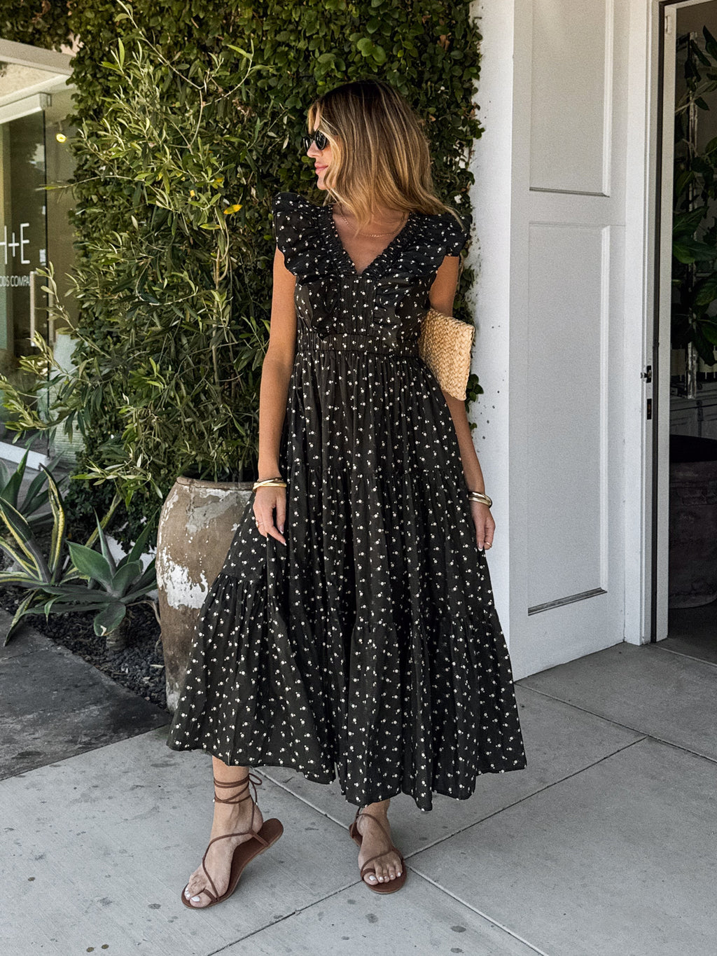 Mary Floral Maxi Dress - Stitch And Feather