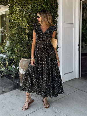 Mary Floral Maxi Dress - Stitch And Feather