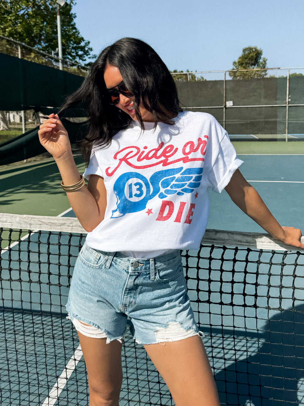 Ride or Die Graphic Tee - Stitch And Feather