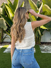 Cove Striped Crochet Top - Stitch And Feather