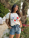 Lilia Embroidered Knit Top - Stitch And Feather