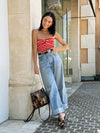 Strawberry Cream Tube Top - Stitch And Feather