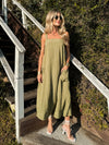 Olive Grove Maxi Dress - Stitch And Feather