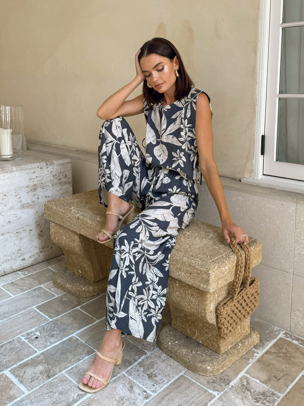 Leila Side Tie Top - Stitch And Feather