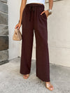 Marlena Flowy Pants in Brown - Stitch And Feather