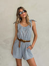 Riley Gingham Romper
