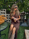 Aurelia Knit Dress - Stitch And Feather
