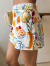 Soleil Linen Mini Skirt - Stitch And Feather