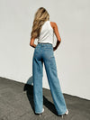 Far Out Wide Leg Jeans in Medium - Stitch And Feather