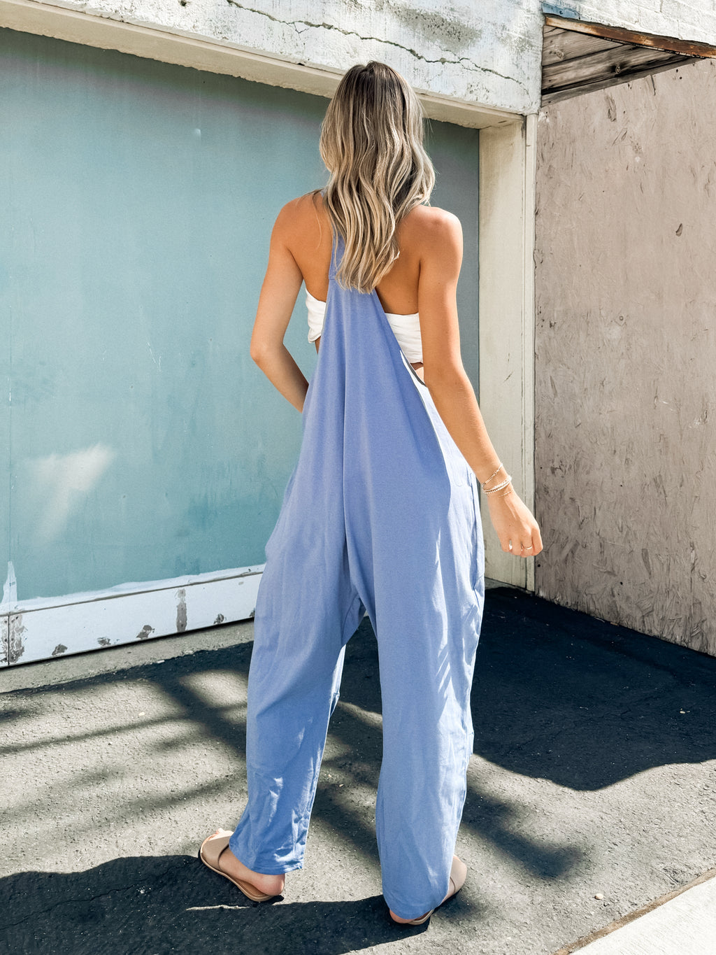 Cozy Periwinkle Jumpsuit - Stitch And Feather