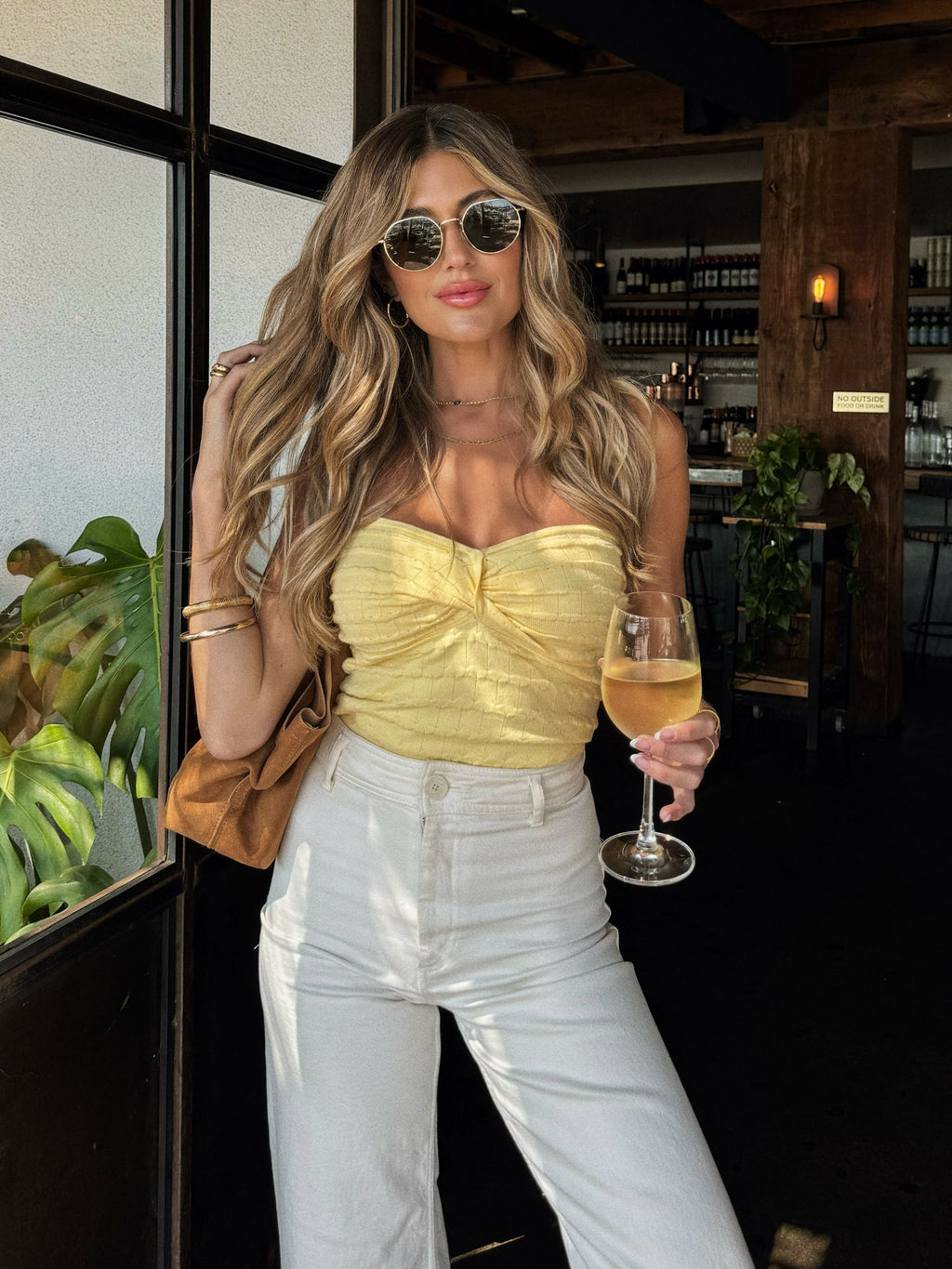 Lemon Twist Tube Top