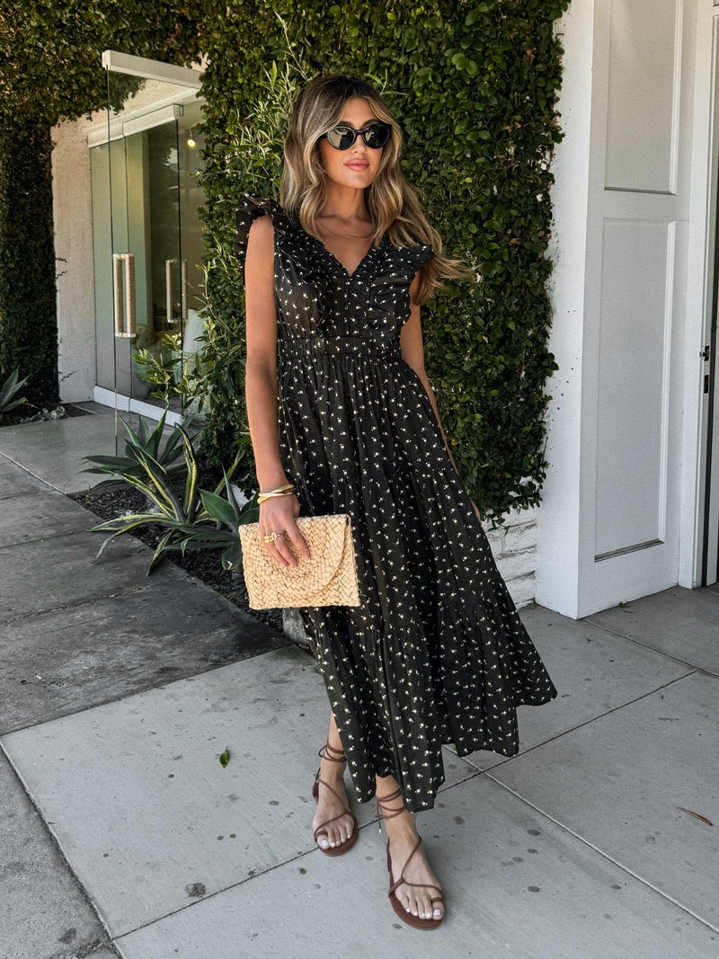 Mary Floral Maxi Dress - Stitch And Feather